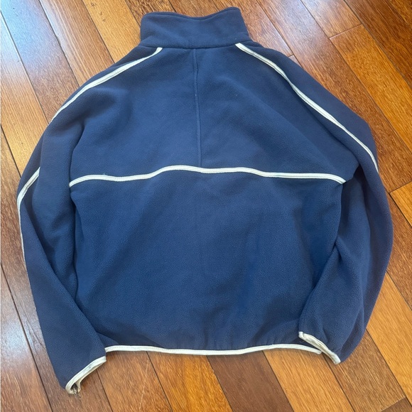 Women's Navy Blue Gold Hinge XS Half-Zip Fleece Pullover Like New - Picture 4 of 6